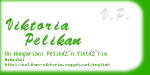 viktoria pelikan business card